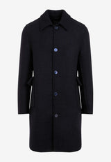 Virgin Wool Long Coat