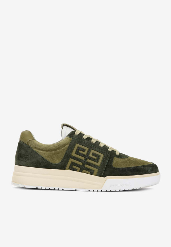 G4 Low-Top Suede Sneakers