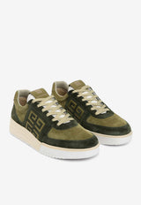 G4 Low-Top Suede Sneakers