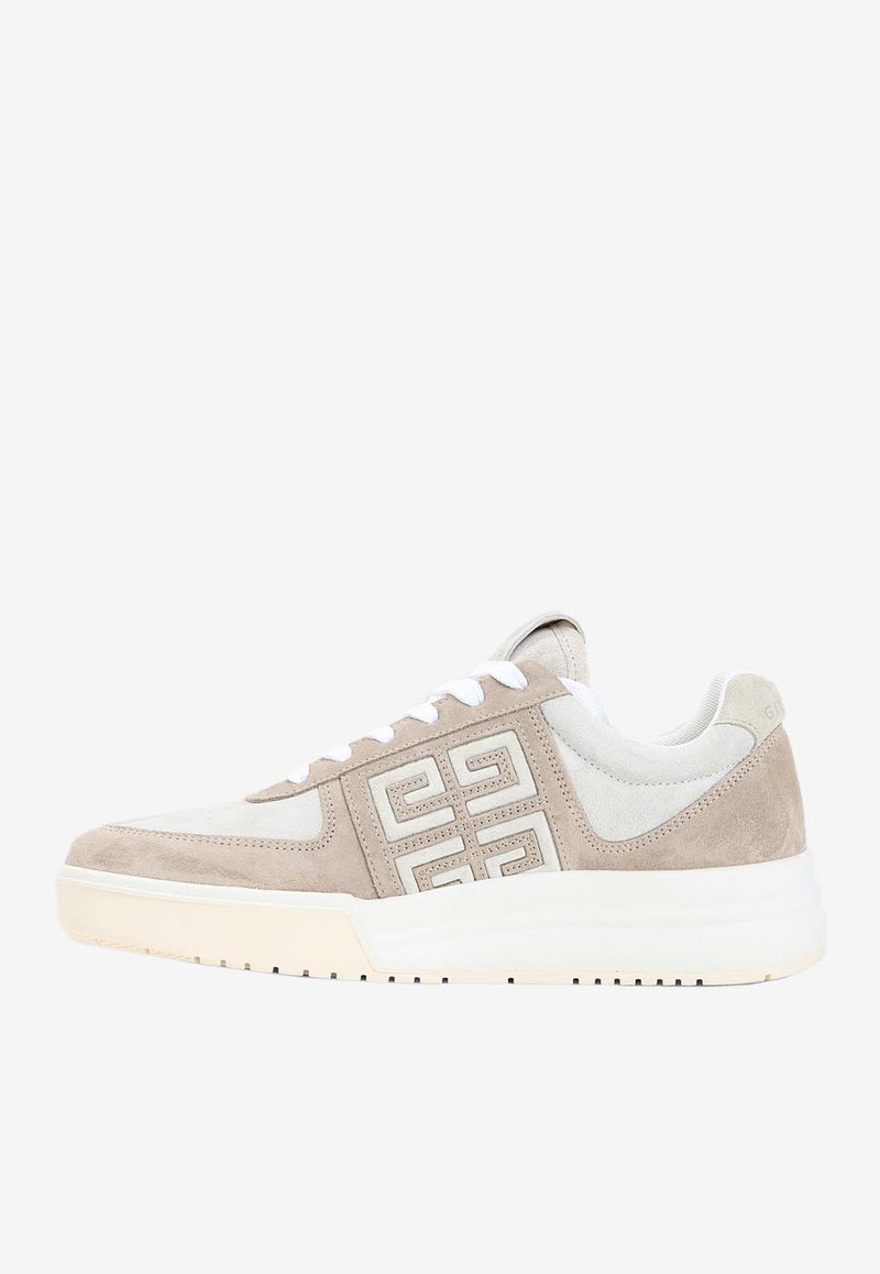 G4 Low-Top Suede Sneakers