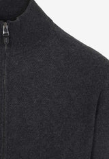 Full Zip High Neck Cardigan