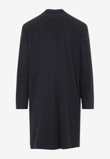 Single-Breasted Wool Coat