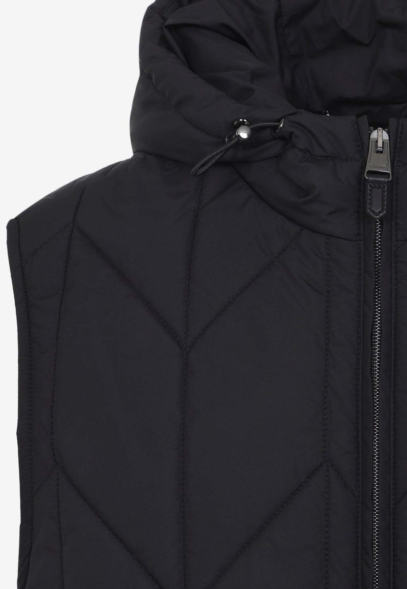 Bomber Jacket with Hooded Vest