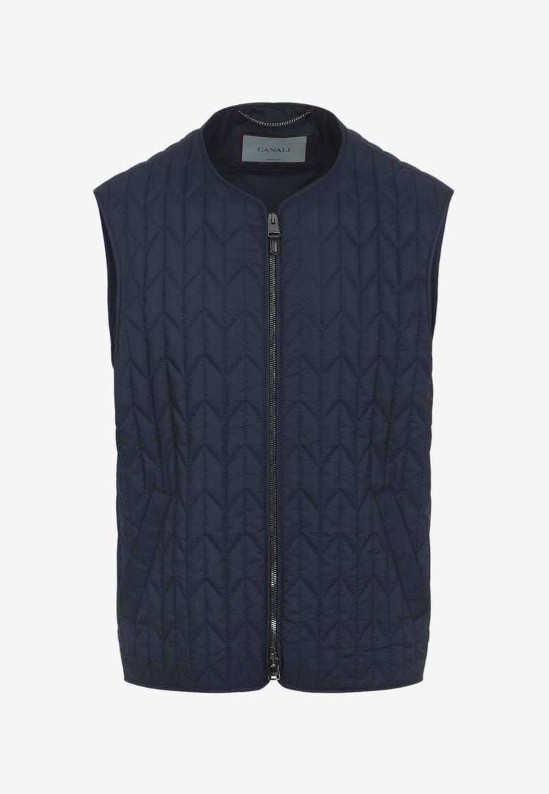 Wool Bomber Jacket with Vest