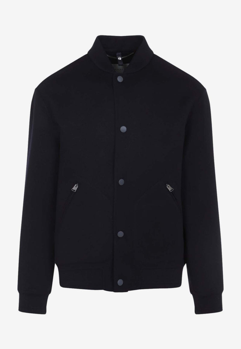 Wool Bomber Jacket with Vest