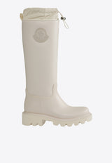 Moncler Kickstream Knee-High Rain Boots White 09B4G00080 M4522WHITE