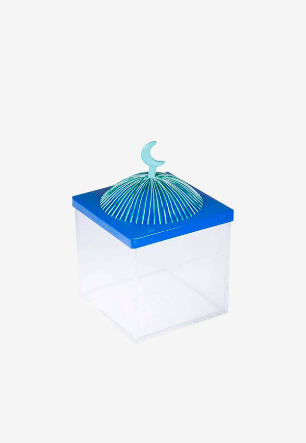Small Acrylic Dome Box Royal Blue