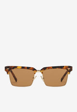 Miu Miu Runway Square Sunglasses Brown 0MU10ZSPVC/P_MIU-19P2Z154