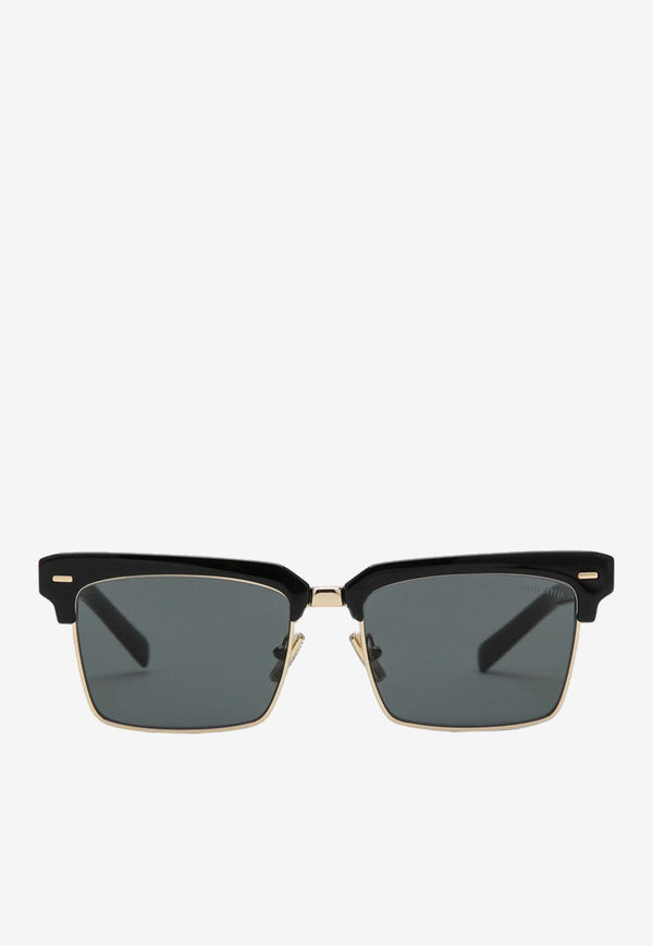 Miu Miu Runway Square Sunglasses Gray 0MU10ZSPVC/P_MIU-1AB5S054