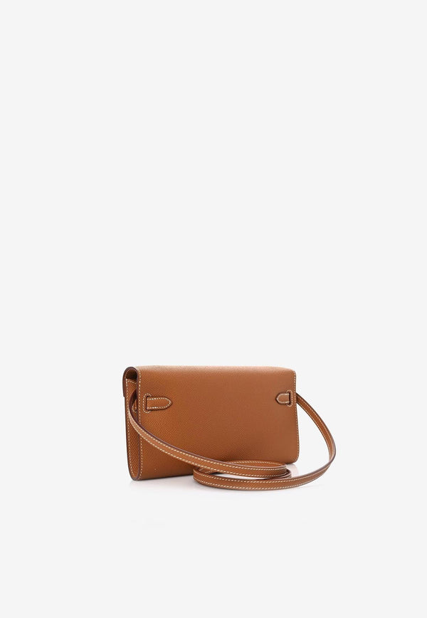 Hermès Kelly To Go Wallet in Gold Epsom with Gold Hardware