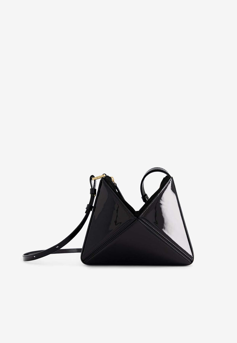 Mlouye Mini Flex Patent Leather Top Handle Bag Black 10-057-142_BLACK