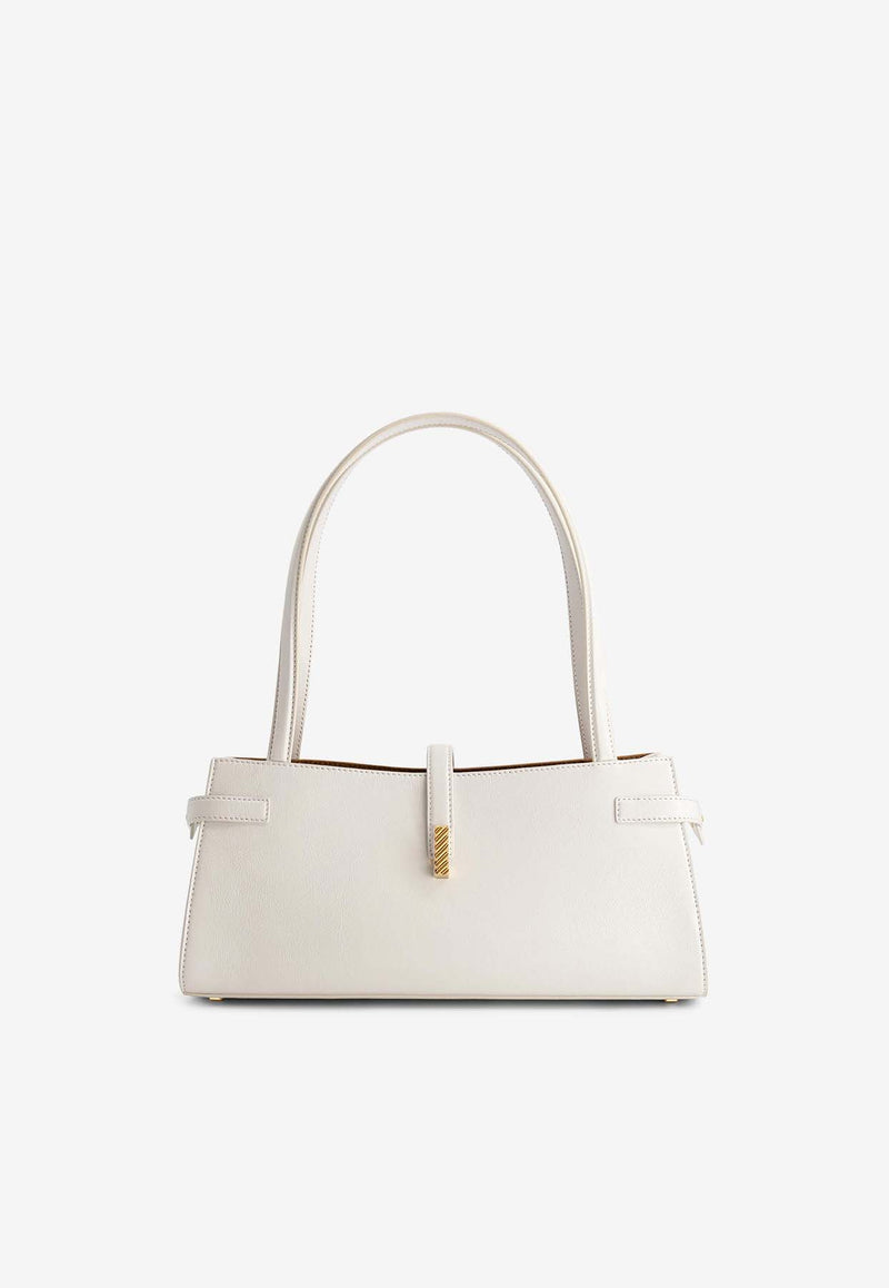 Mlouye Isla Suede Wide Shoulder Bag Cream 10-093-187_CREAM
