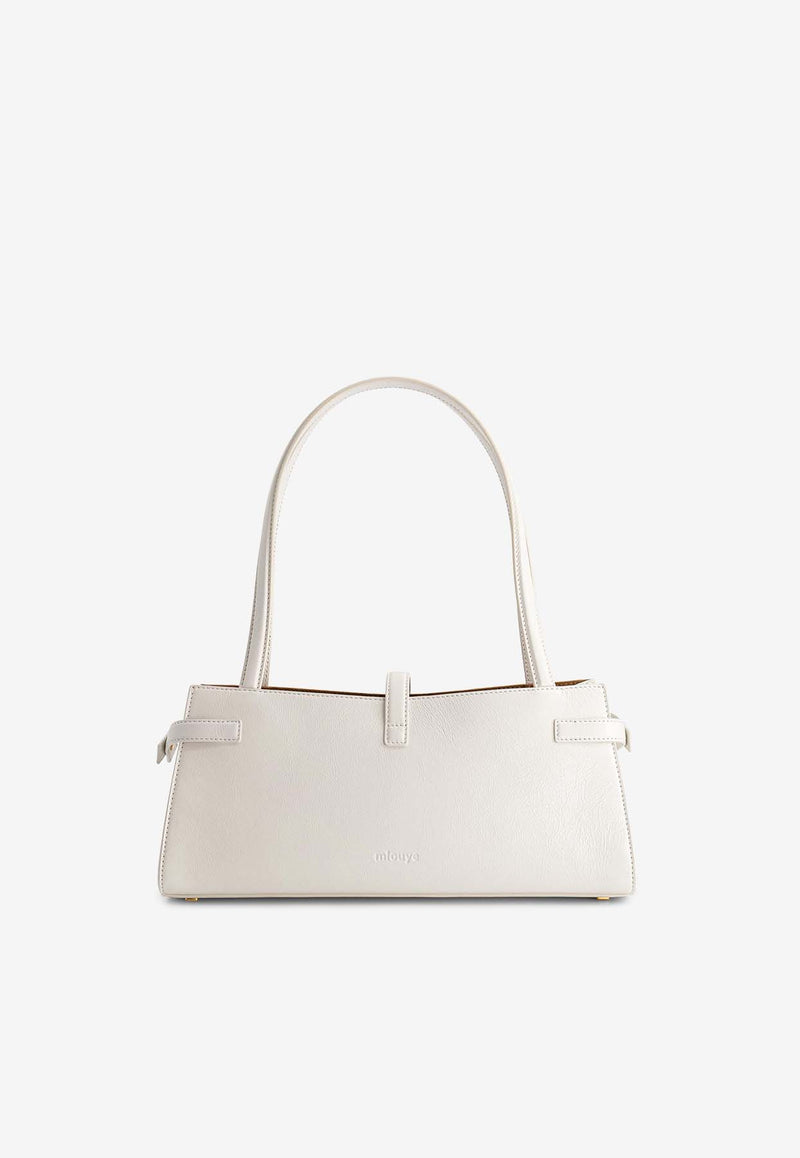 Mlouye Isla Suede Wide Shoulder Bag Cream 10-093-187_CREAM