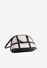 Mlouye 12 Structured Leather Shoulder Bag Off-white 10-106-034_OFF-WHITE