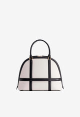 Mlouye 12 Structured Leather Shoulder Bag Off-white 10-106-034_OFF-WHITE