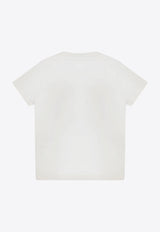 Versace Kids Kids Medusa-Print Crewneck T-shirt 1000239 1A10165 2W020