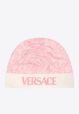 Versace Kids Babies Logo-Patch Baroque Cap 1000296 1A09525 2WK80