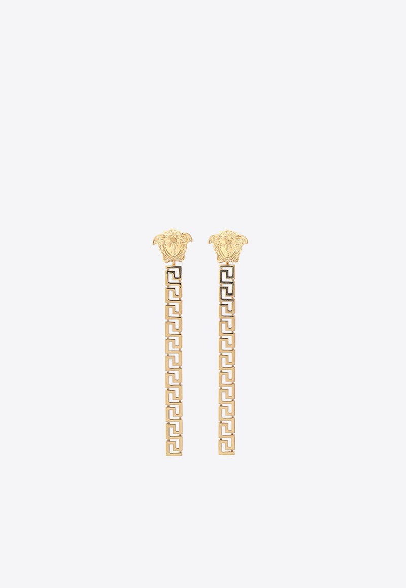 La Medusa and Greca Drop Earrings  Versace Gold 1000867-1A00620-3J000
