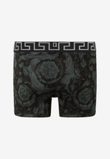 Versace Barocco Print Long Trunks Black 1001384 1A11188 5B050