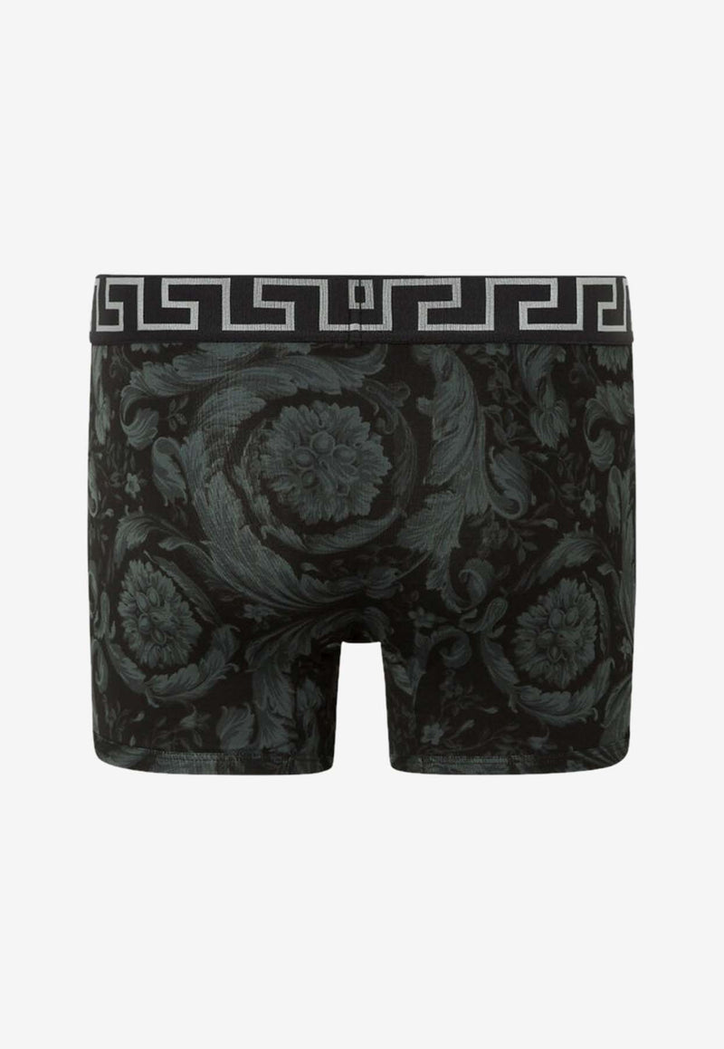 Versace Barocco Print Long Trunks Black 1001384 1A11188 5B050