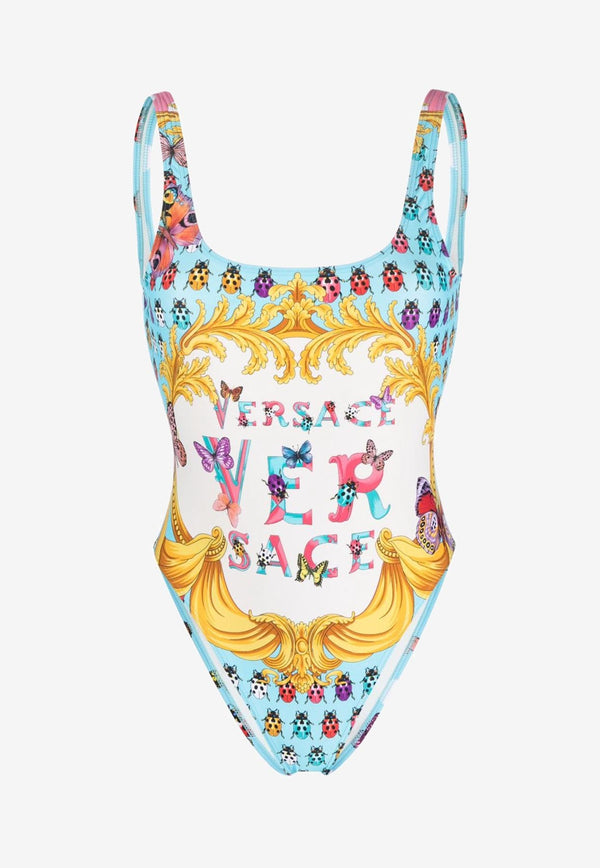 Versace Butterflies One-Piece Swimsuit Multicolor 1001408 1A08562 5X280