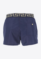 Versace La Greca Swim Shorts Navy 1001609-A232415-A70W