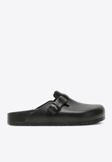 Birkenstock Boston Buckled Slides  Black 1002314PVC/S_BIRKE-BLK