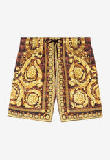 Versace Baroccodile Print Swim Shorts Multicolor 1002517 1A09198 5X330