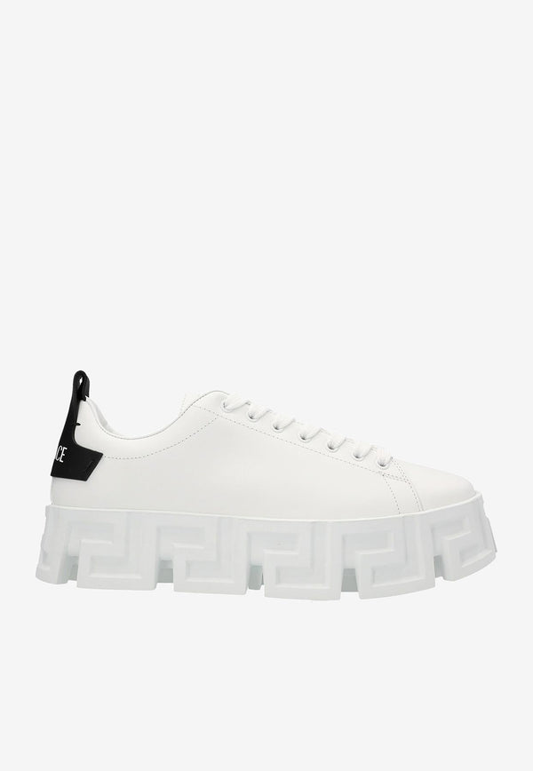 Versace Greca Low-Top Sneakers White 1003134 1A02500 2W790