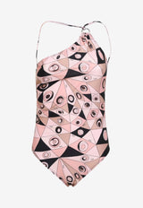 Geometric Print One-Piece Swimsuit