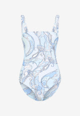 Orchidee Print One-Piece Swimsuit
