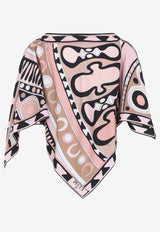 Stella-Print Silk Blouse