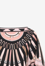 Stella-Print Silk Blouse