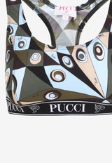 Occhi Print Sports Top