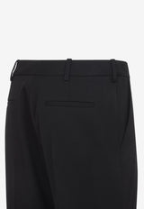 Wool Slim-Fit Tailored Pants
