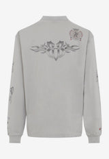 Tattoo Print Sweatshirt