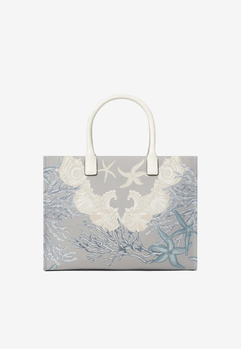 Versace La Medusa Barocco Sea Tote Bag Light Blue 1004741 1A11527 5W65V