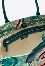 Versace La Medusa Underwater Barocco Tote Bag Multicolor 1004741 1A15308 5GA8P