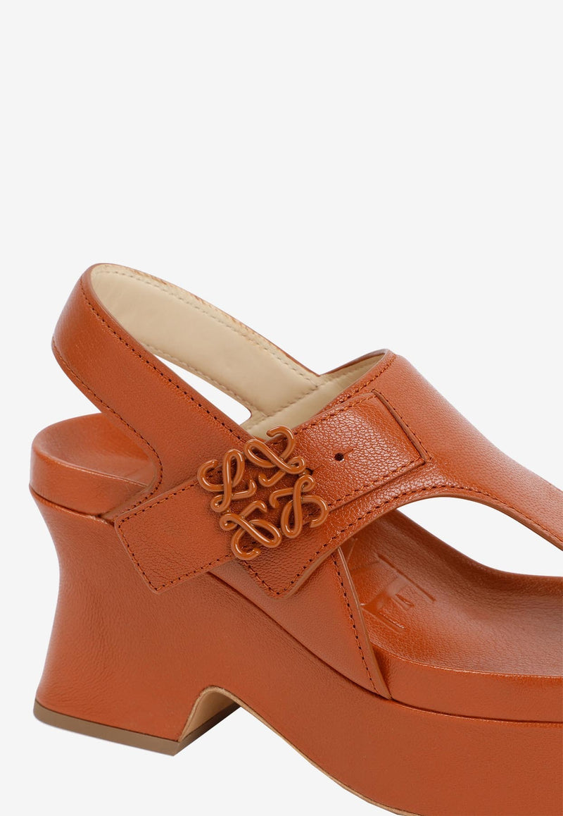 Ease 90 Nappa Leather Platform Sandals