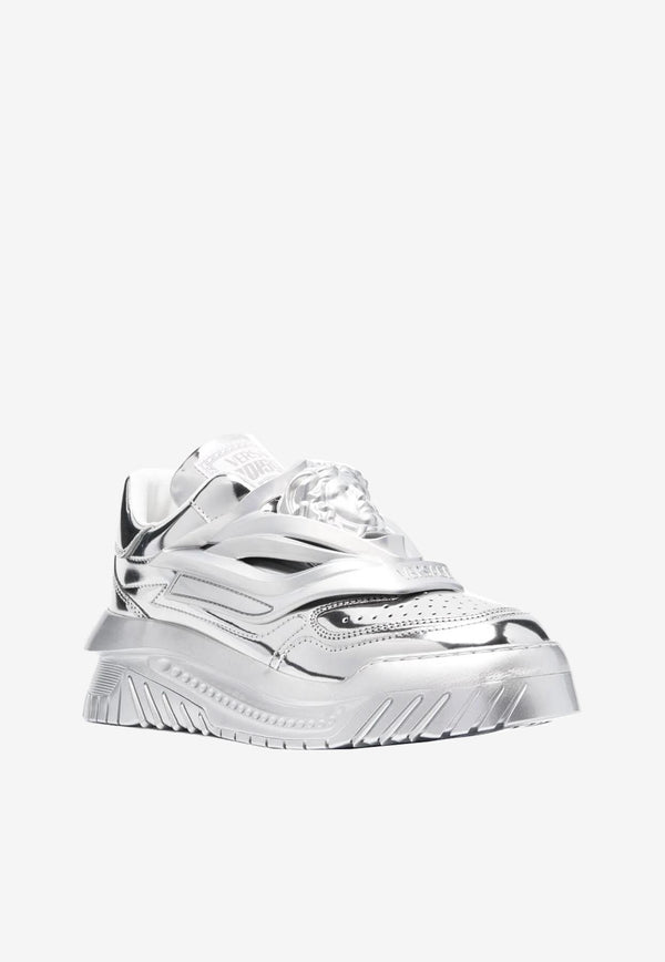 Versace Odissea Low-Top Sneakers Silver 1005215 1A02259 1E010