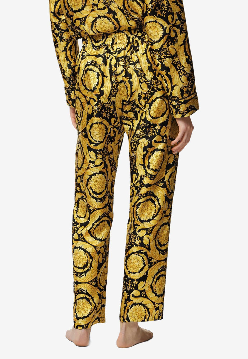 Versace Barocco Silk Pajama Bottoms 1005409-1A04661-5B000
