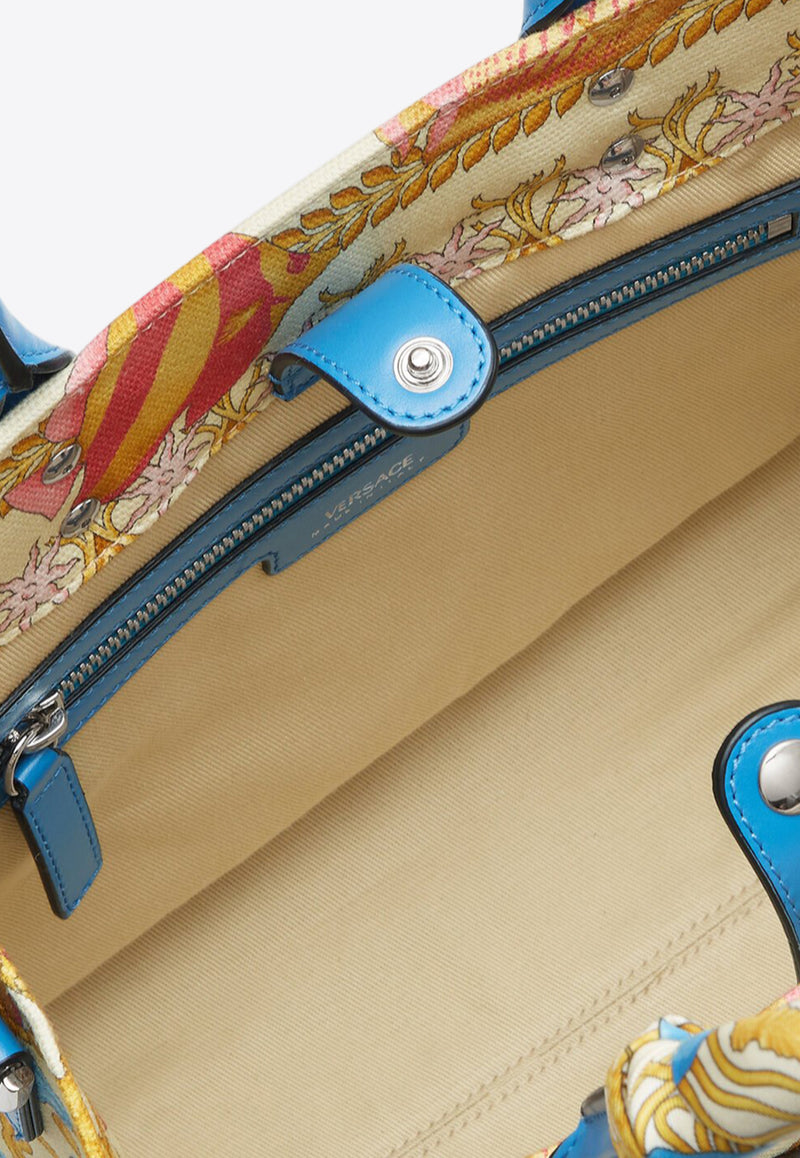 Versace Small La Medusa Underwater Barocco Tote Bag Multicolor 1005861 1A15308 5K75P