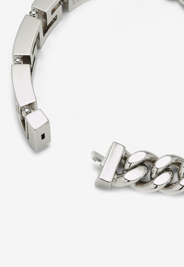 Versace Greca Chain Bracelet Silver 1006130 1A00620 3J030