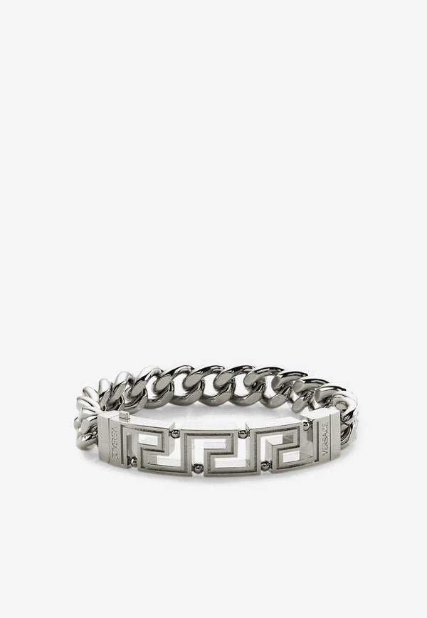 Versace Greca Chain Bracelet Silver 1006130 1A00620 3J030