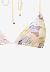 Pop Floral Triangle Bikini