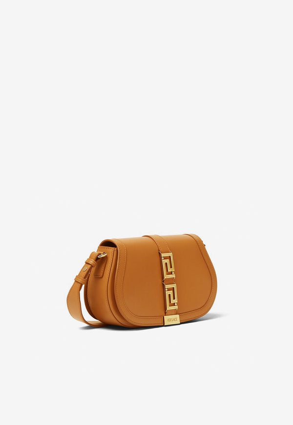 Versace Greca Goddess Shoulder Bag Orange 1007128 1A05134 1K26V