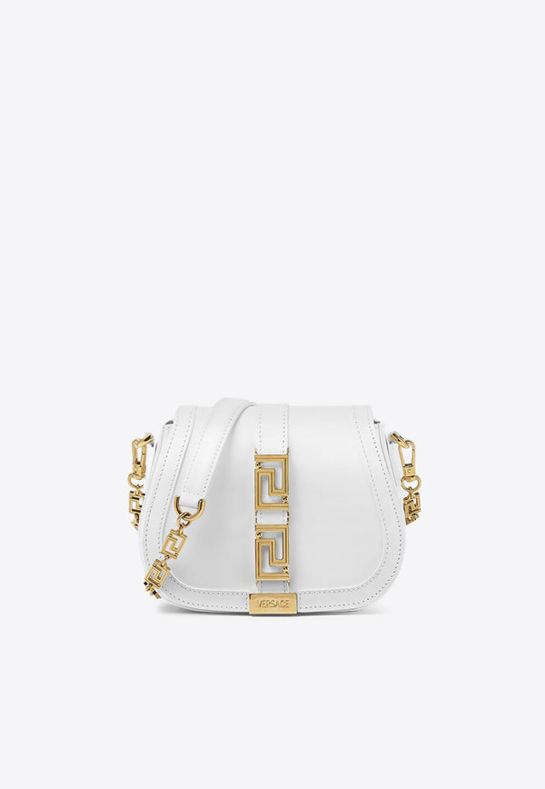 Versace Small Greca Goddess Shoulder Bag 1007129 1A05134 1W00V White