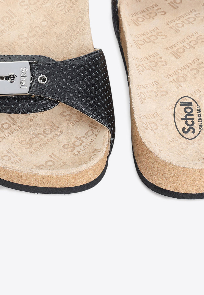 Scholl Leather Slides