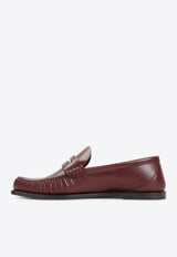 Cassandre Smooth Leather Penny Loafers