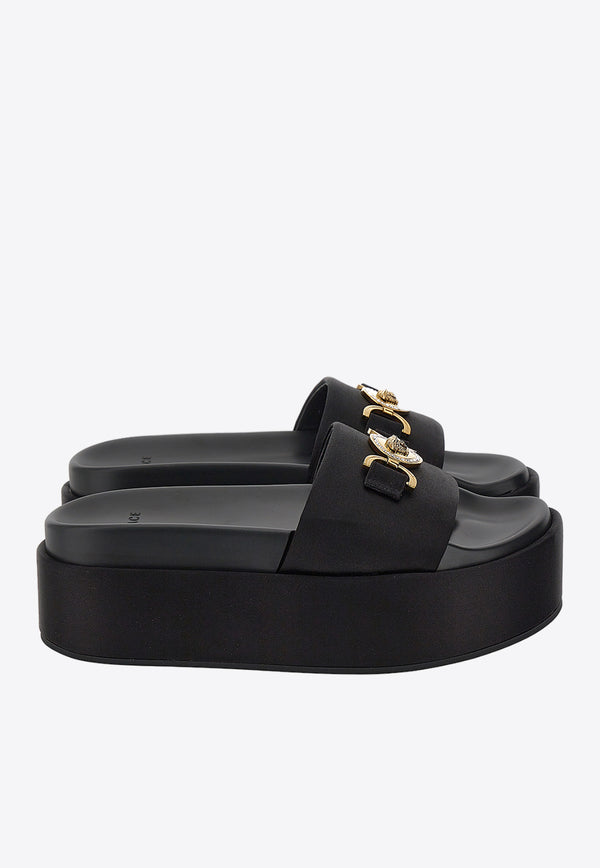 Medusa '95 Flatform Sandals Versace Black 1007854-1A00619-1B00V